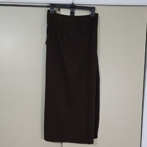 Nina Leonard Chic Brown Skirt for Women Size 1X NWT
